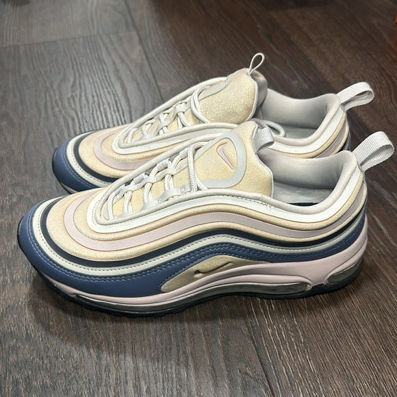 Nike Women’s Air Max 96 Sneakers - Pink and Navy Blue - Size US 7.5 - Picture 5 of 6